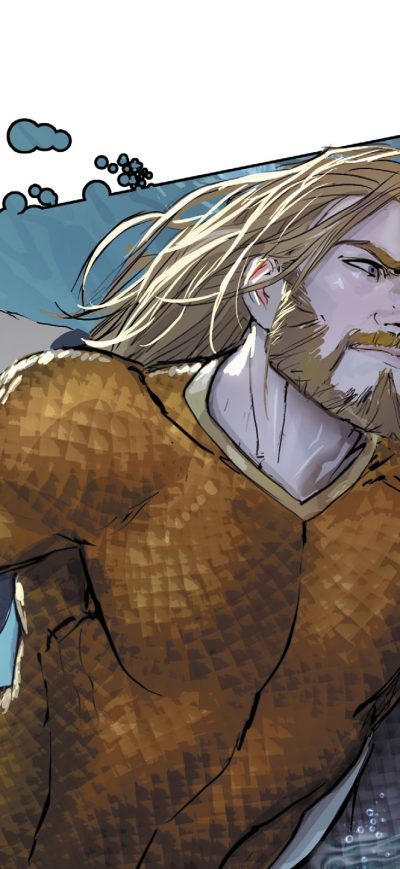 Fond d'écran iPhone Aquaman Underwater Punching On Man Face Artwork