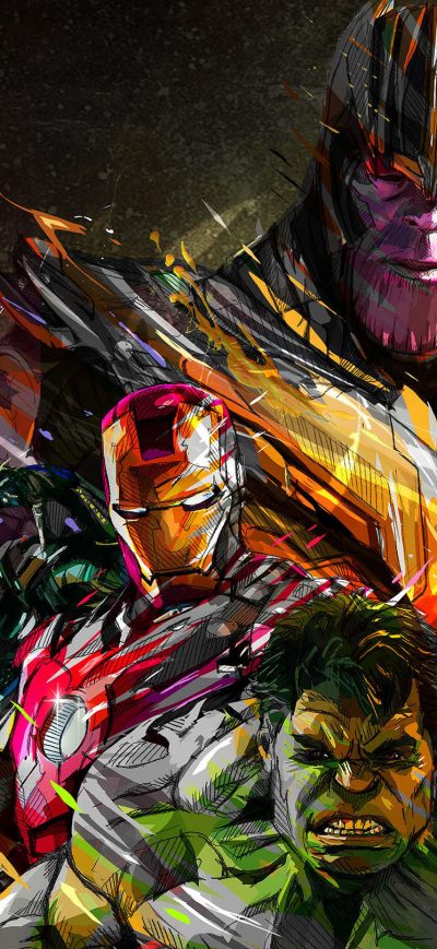 Fond d'écran iPhone Marvel Avengers
