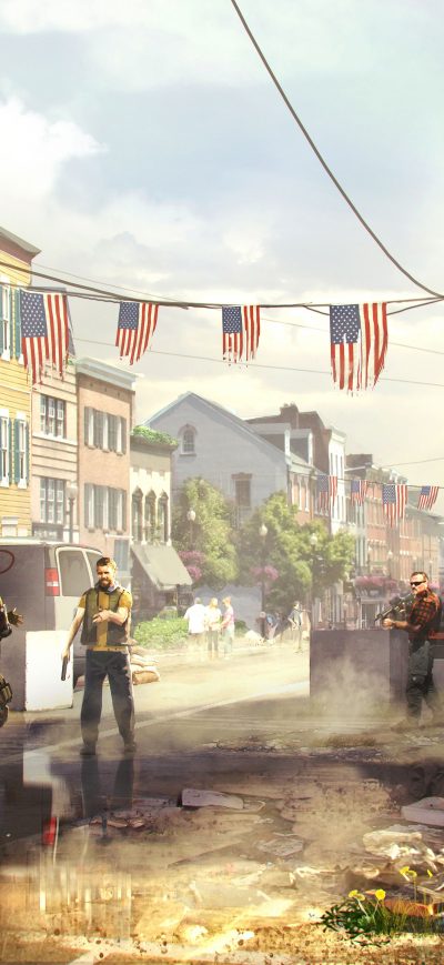 Fond d'écran iPhone Tom Clanycs The Division 2 Key Art 8k