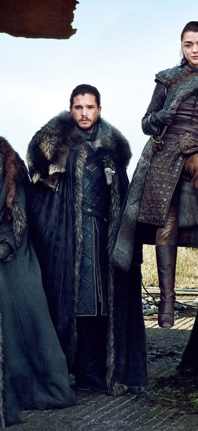 Fond d'écran iPhone Game Of Thrones Season 7 Bran Stark Sansa Stark Jon Snow Arya Stark