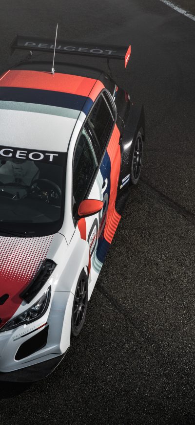 Fond d'écran iPhone Peugeot 308 TCR 2018 Upper View