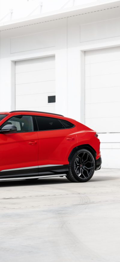 Fond d'écran iPhone Red Lamborghini Urus 2019 8k