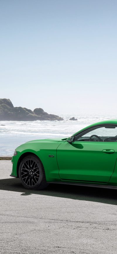 Fond d'écran iPhone Ford Mustang GT Fastback 2018 Rear