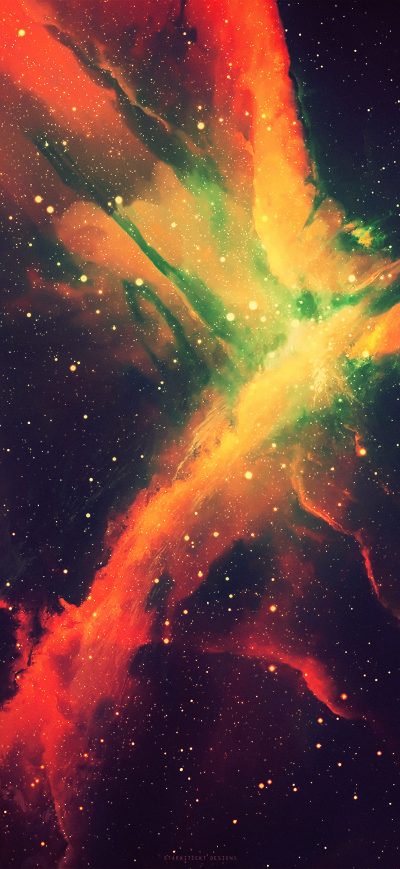 Fond d'écran iPhone Nebula Galaxy Space Art 4k