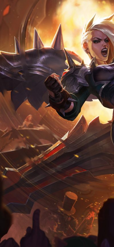 Fond d'écran Pentakill Kayle Artwork League Of Legends sur iPhone