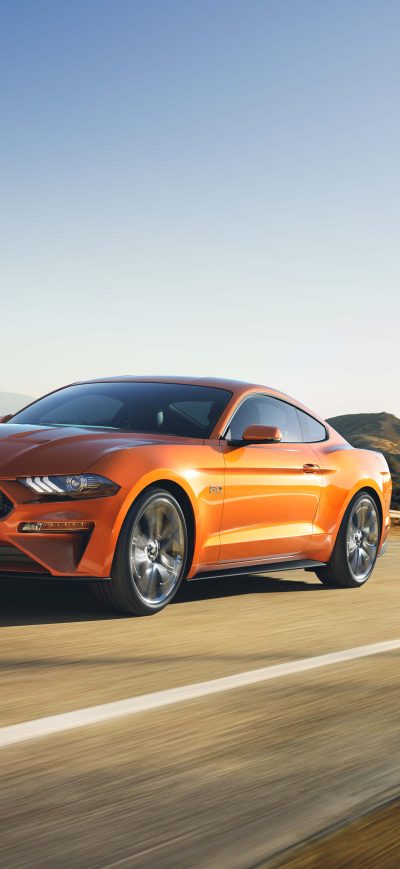 Fond d'écran Ford Mustang GT 2018 4k sur iPhone