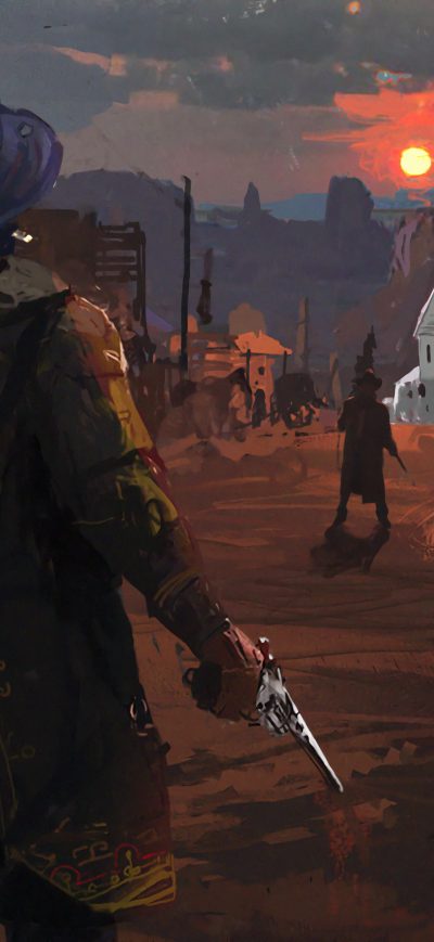 Fond d'écran iPhone Red Dead Redemption 2 Digitalart 4k