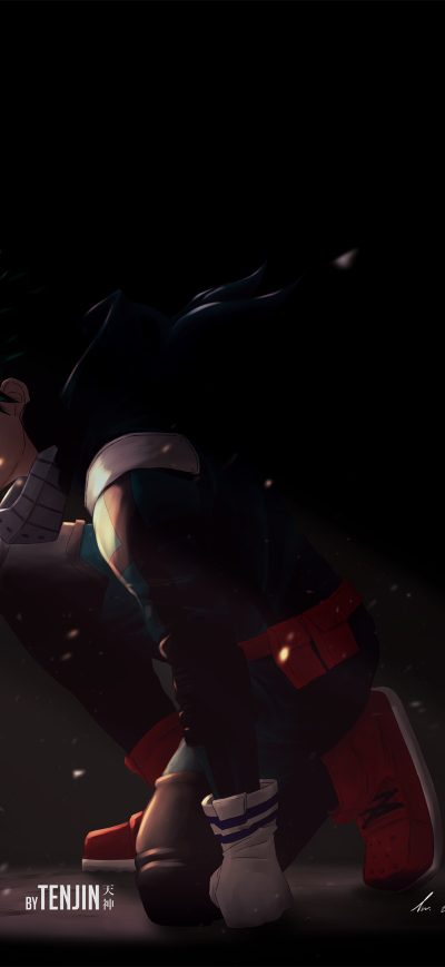 Fond d'écran iPhone Deku My Hero Academia