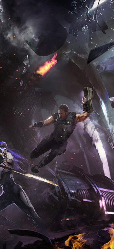 Fond d'écran iPhone Avengers Infinity War Concept Art