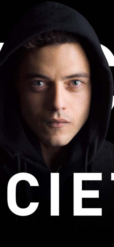 Fond d'écran iPhone Rami Malek in Mr Robot