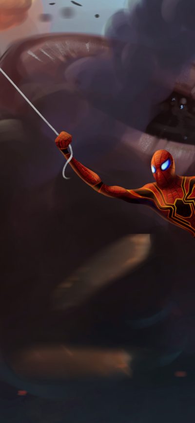 Fond d'écran iPhone Spiderman Infinity War