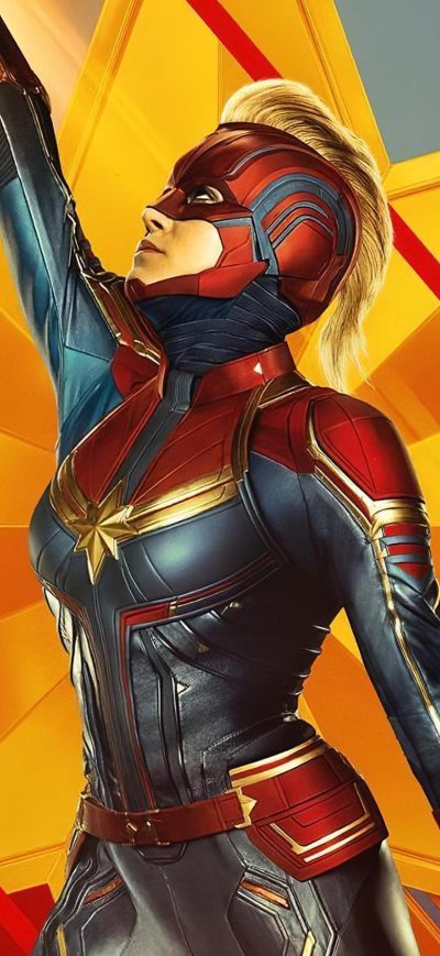 Fond d'écran iPhone Captain Marvel New Poster