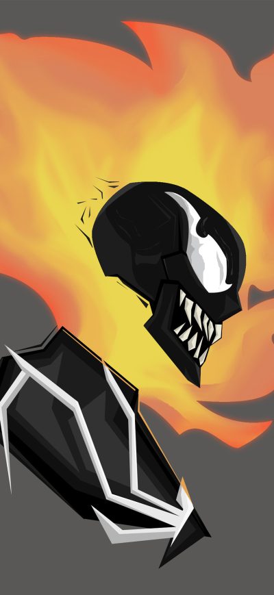 Fond d'écran iPhone Ghost Rider Into The Venomverse
