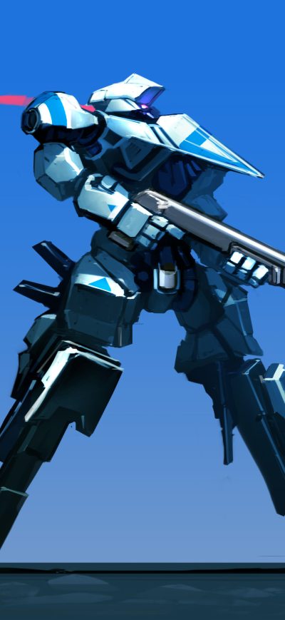 Fond d'écran iPhone Mecha Robot Sketch Scifi Digital Drawing