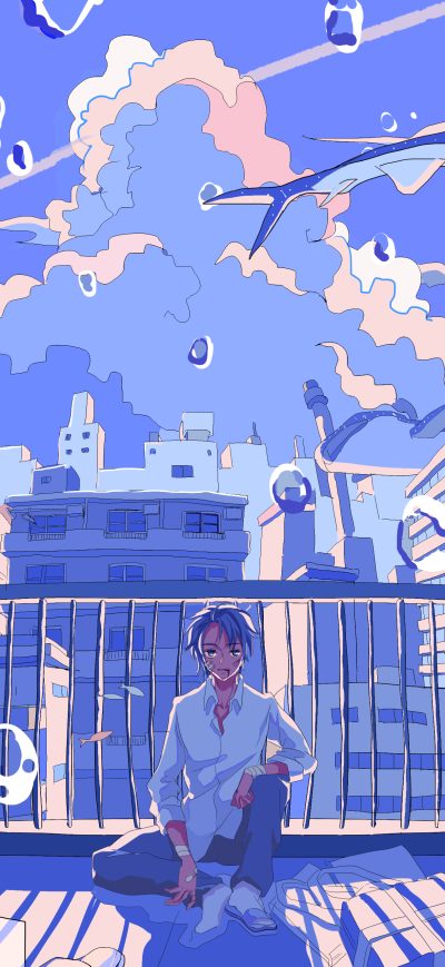 Fond d'écran iPhone Anime Boy Lost In Dreams 4k