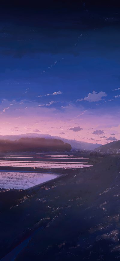 Fond d'écran iPhone Anime Scenery Field 4k