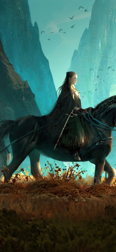 Fond d'écran iPhone Arya Stark Artwork 4k