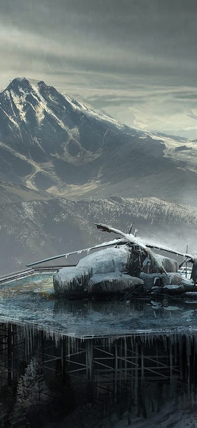 Fond d'écran Rise Of The Tomb Raider Concept Art sur iPhone