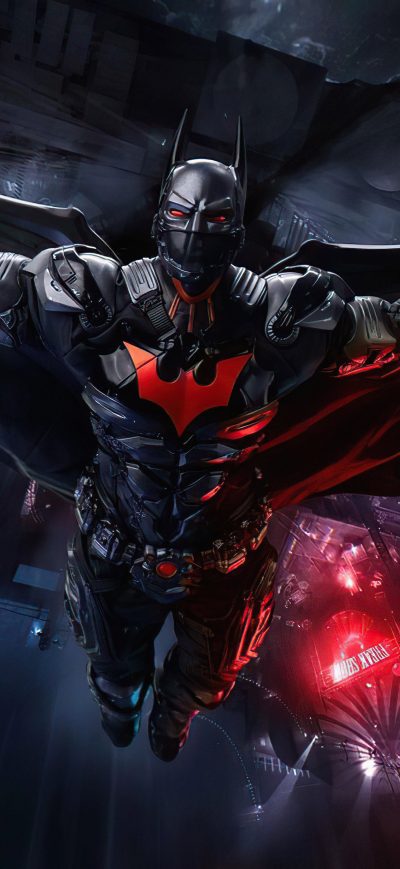 Fond d'écran iPhone High Tech Batman Suit Open Wings 5k
