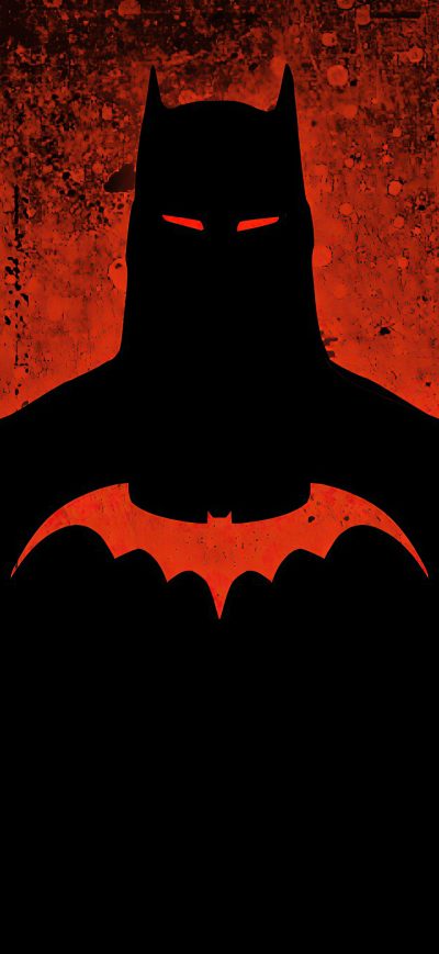 Fond d'écran iPhone Batman 2020 Red Background