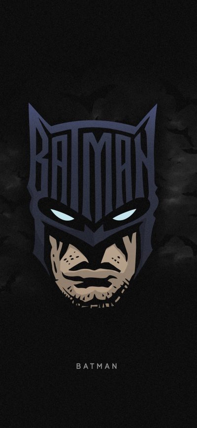 Fond d'écran iPhone Batman Superhero Minimal 4k