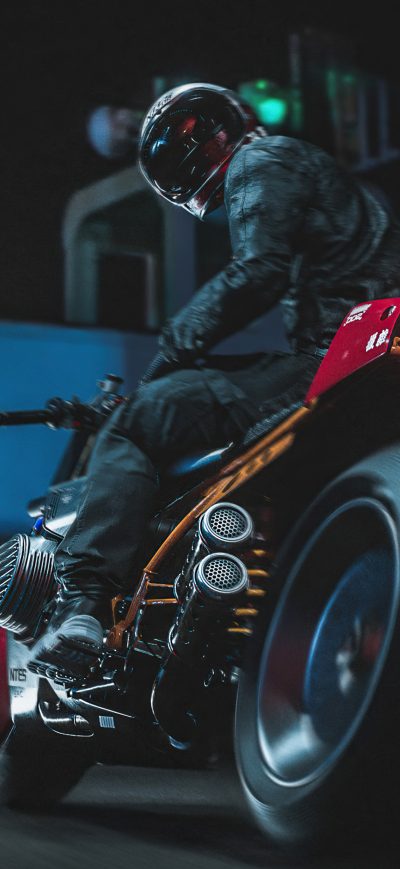 Fond d'écran iPhone Motor Biker Of Scifi World