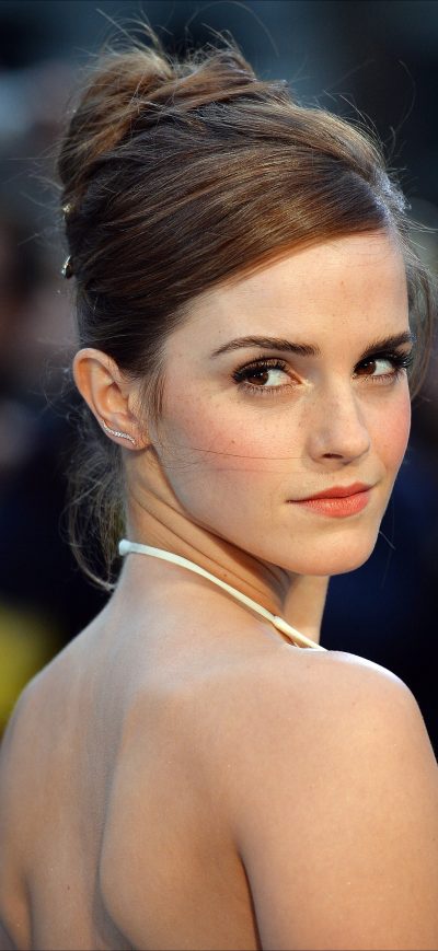 Fond d'écran iPhone Emma Watson In White Dress
