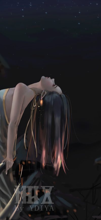 Fond d'écran iPhone Anime Girl Art 8k