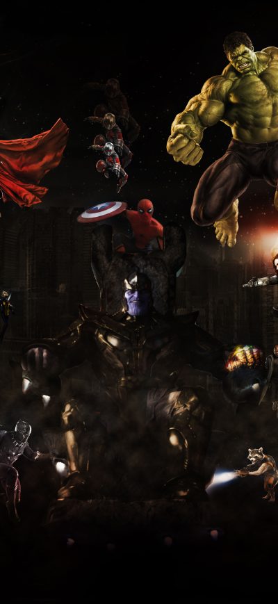 Fond d'écran iPhone Avengers Infinity War 2018 10k Artwork
