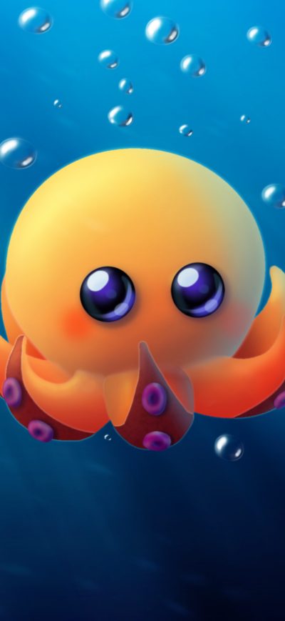 Fond d'écran iPhone Octopus Digital Art