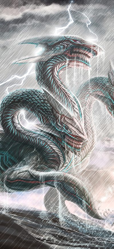 Fond d'écran iPhone Primeval Hydra 4k