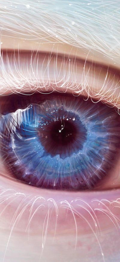Fond d'écran iPhone Blue Eye Art