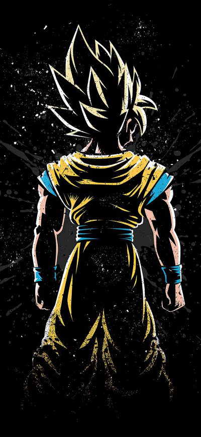 Fond d'écran iPhone Goku Back