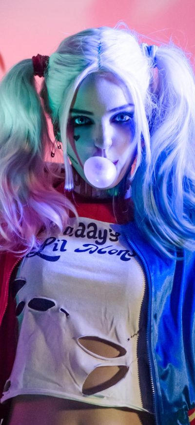 Fond d'écran iPhone Harley Quinn Suicide Squad Cosplay