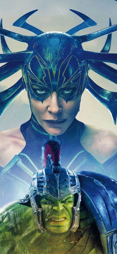 Fond d'écran iPhone Hulk Hela In Thor Ragnarok