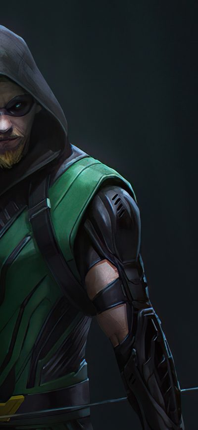 Fond d'écran iPhone Injustice2 Green Arrow 4k