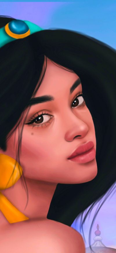 Fond d'écran iPhone Jasmine Digital Art 4k