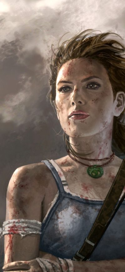 Fond d'écran iPhone Lara Croft Tomb Raider Game Art
