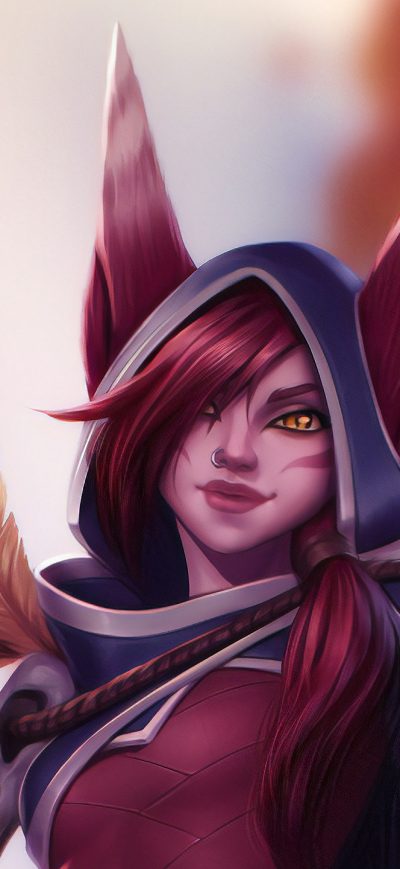 Fond d'écran iPhone Xayah League Of Legends