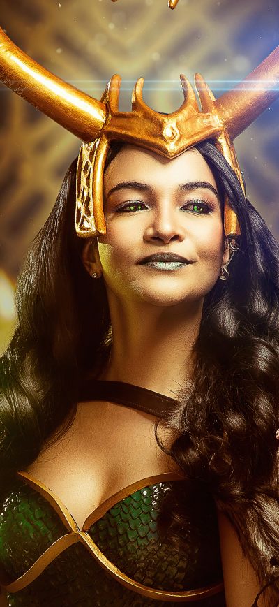 Fond d'écran iPhone Lady Loki Cosplay 4k
