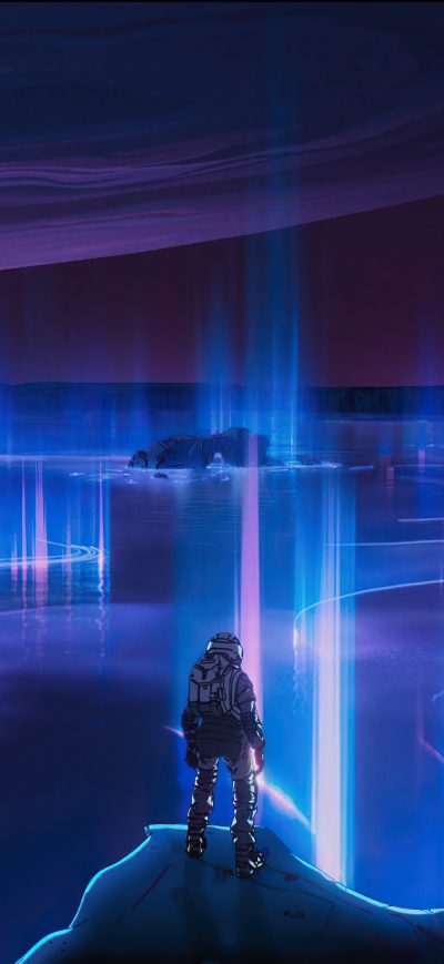 Fond d'écran iPhone Love Death And Robots Lo Moon