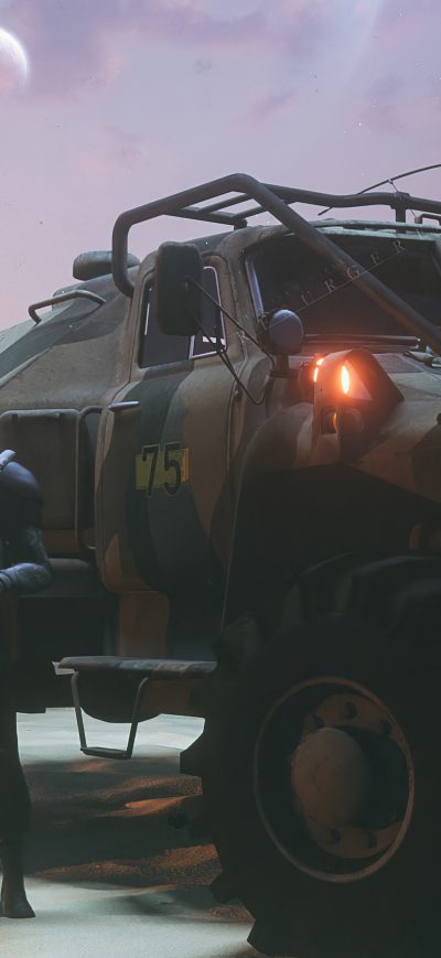 Fond d'écran iPhone Military Man With Its Ride 4k