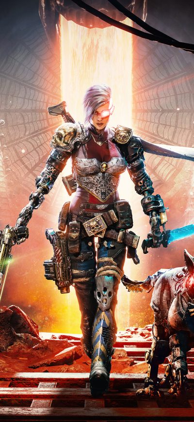 Fond d'écran iPhone Necromunda Hired Gun Warhammer 40000