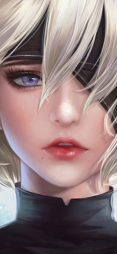 Fond d'écran 2b Nier Fanart 4k Art sur iPhone