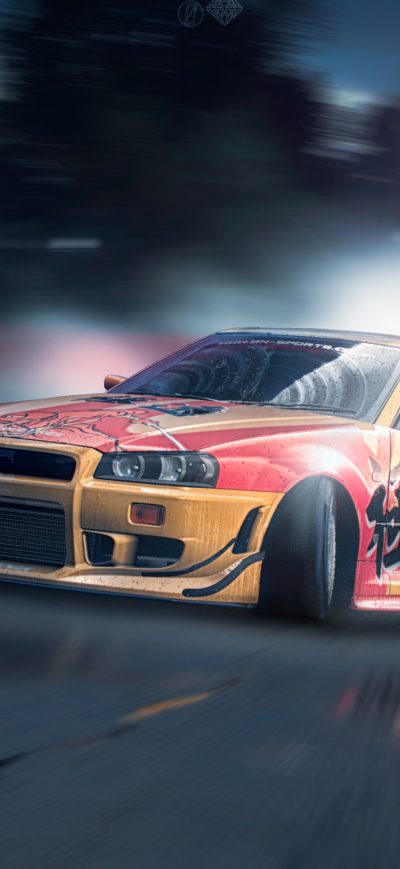 Fond d'écran iPhone Nissan Skyline GT R Need For Speed X Street Racing Syndicate 4k