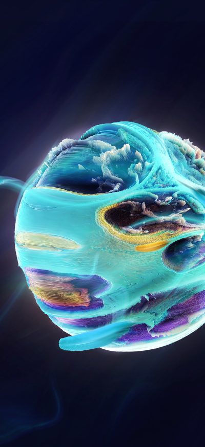 Fond d'écran iPhone Joyful Planet 4k