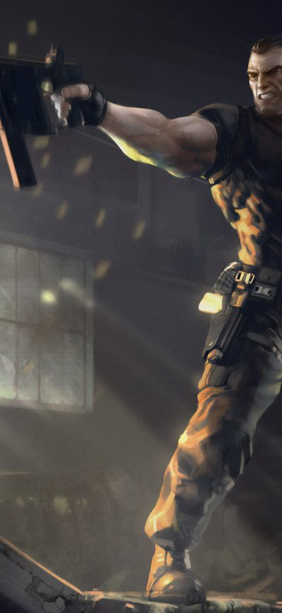 Fond d'écran iPhone Punisher 4k Artwork