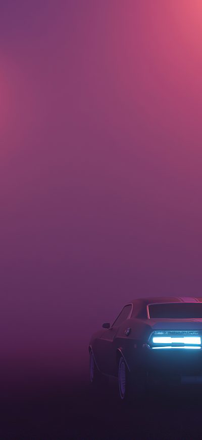 Fond d'écran iPhone Foggy Road Car 4k