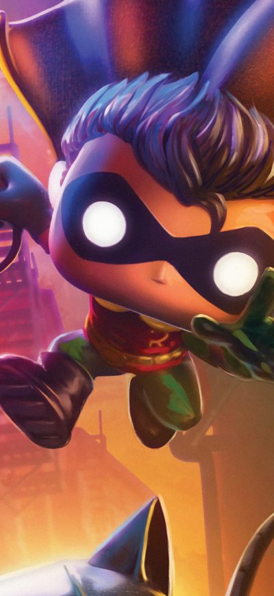 Fond d'écran iPhone Robin Dc Funkoverse 4k