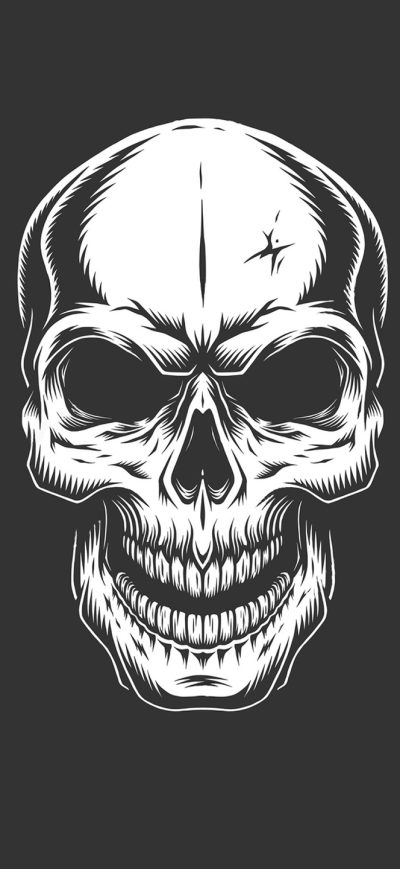 Fond d'écran iPhone Skull Dark Hd